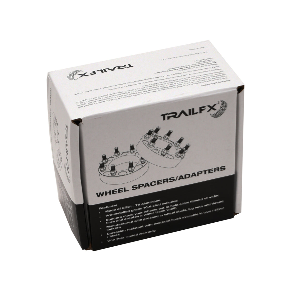 TrailFx - Hub Centric Wheel Spacer For Jeep- Black (W550007B)