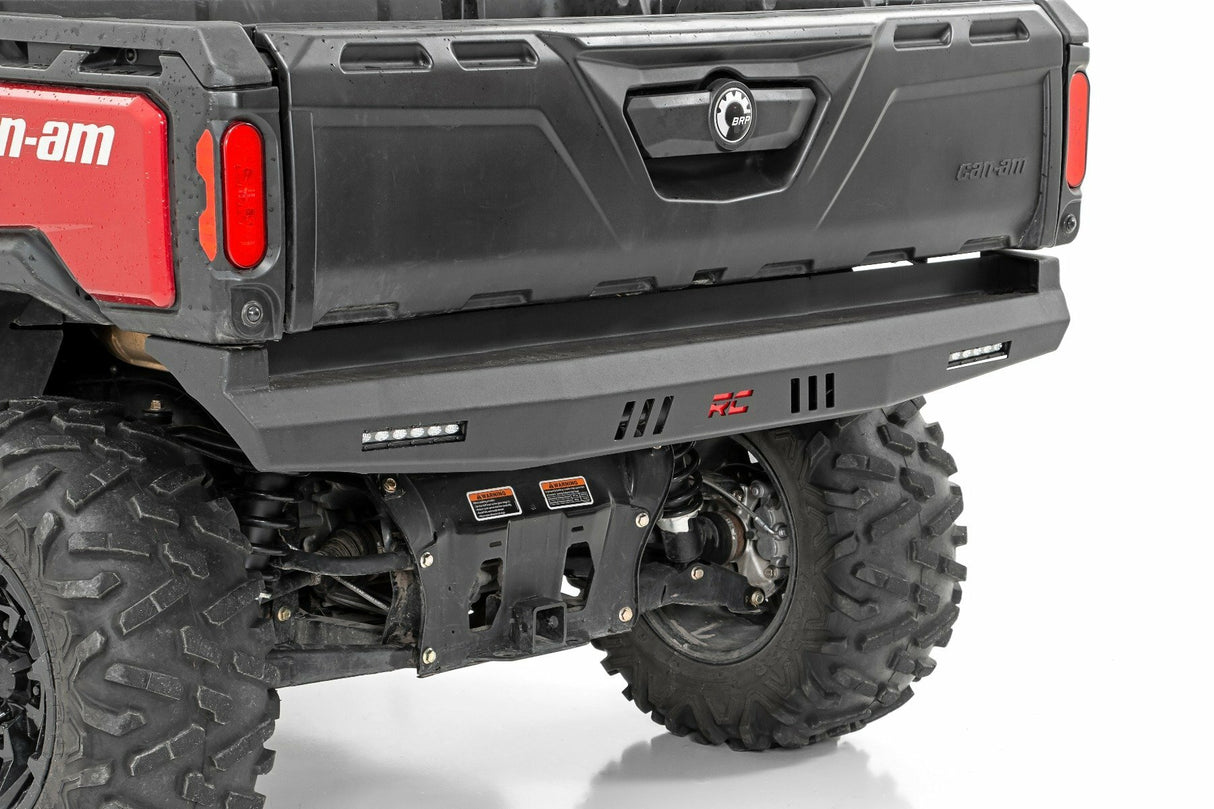 Rough Country - Bumper - Rear - 6" Black Slimline LED Pair - Multiple Makes & Models (Can-Am Polaris) - 93059