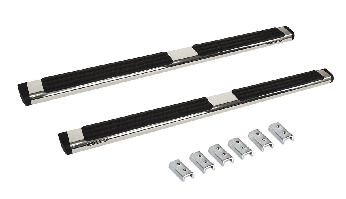Go Rhino 686409980PS - 6" OE Xtreme SideSteps With Mounting Bracket Kit - Polished Stainless Steel