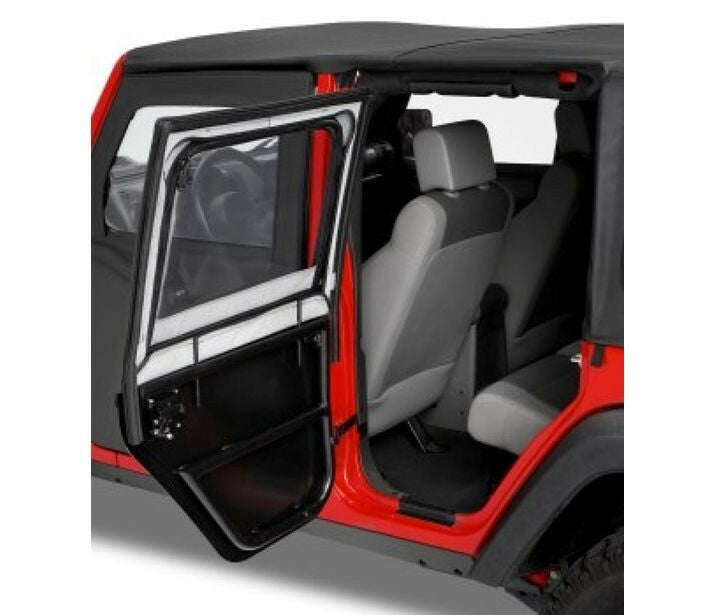 Bestop - 51806-17 - HighRock 4x4 Element Upper Fabric Half Doors
