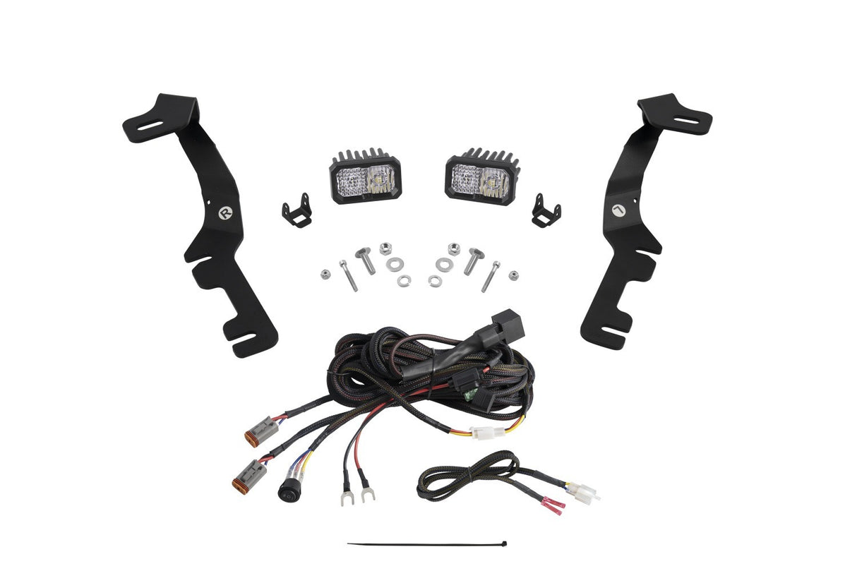Diode Dynamics - Stage Series Ditch Light Kit for 2019+ Ram, C2 Pro White Combo - DD7597