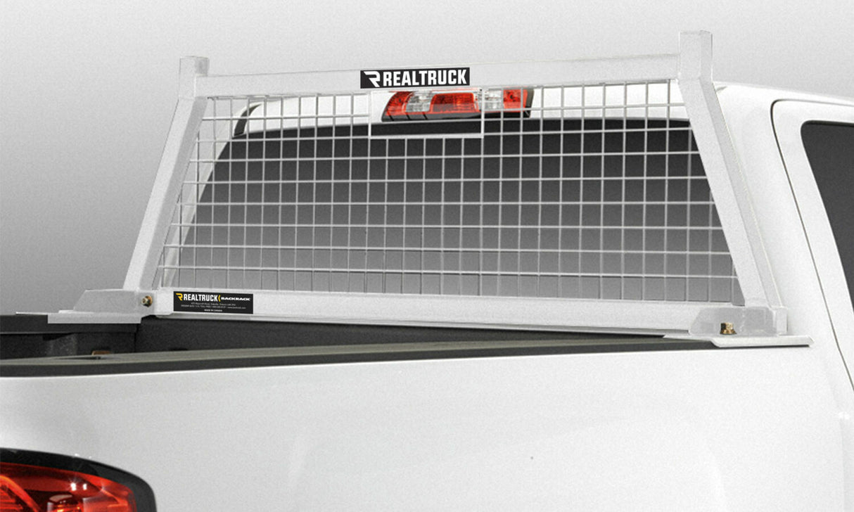Backrack 10200W SAFETY White Finish Frame Rack Only Fits Chev/GMC/Ram/Ford/Toyota/Nissan/Mazda