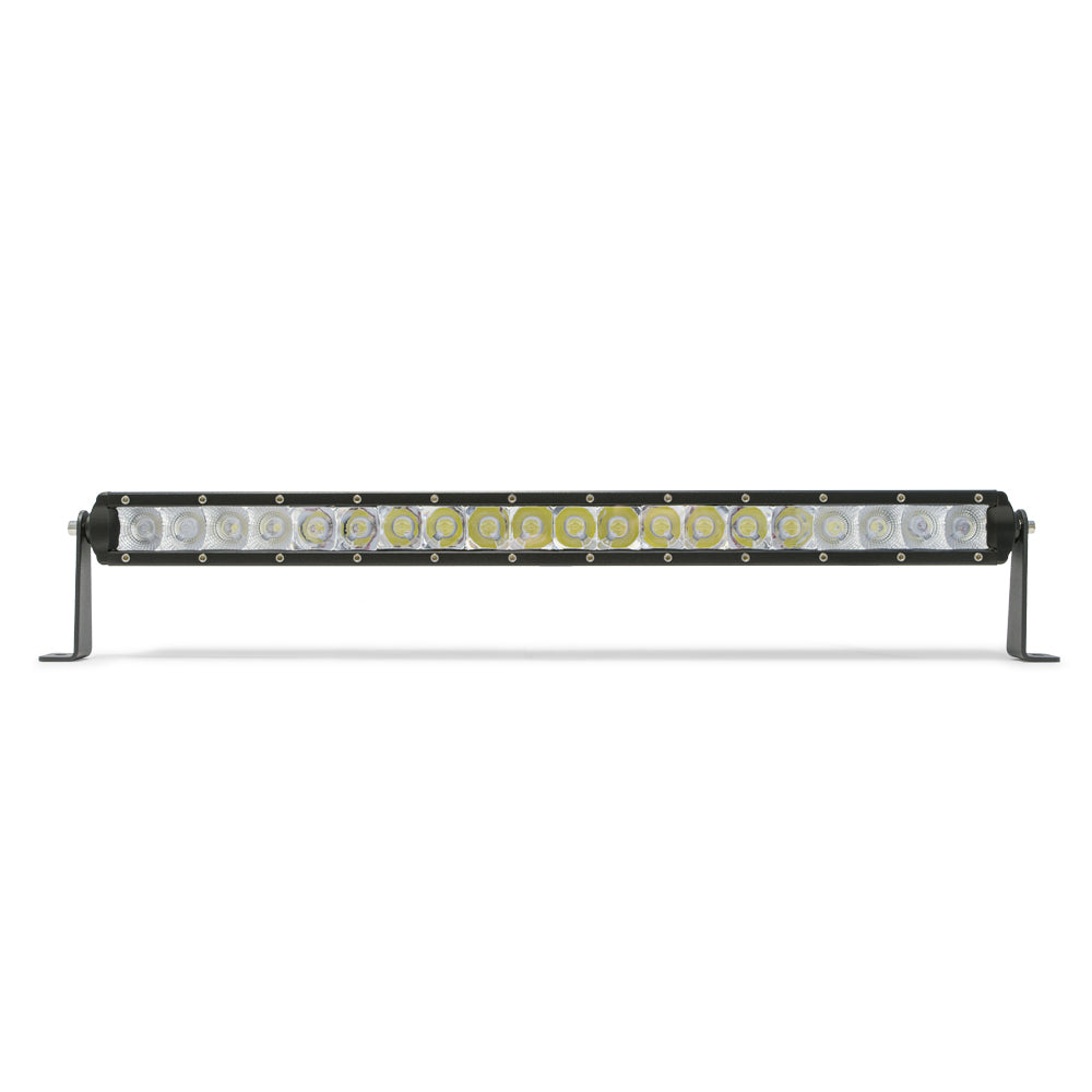 DV8 Offroad - Single Row LED Light Bar With Chrome Face - BS20E100W5W