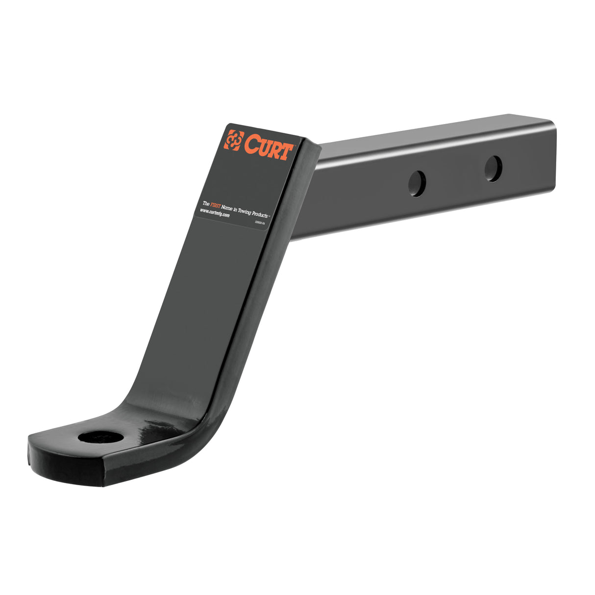 Curt - Dual-Length Ball Mount (2" Shank, 7,500 lbs., 6" Drop, 9-1/4" or 12-1/4" Long) - 45240