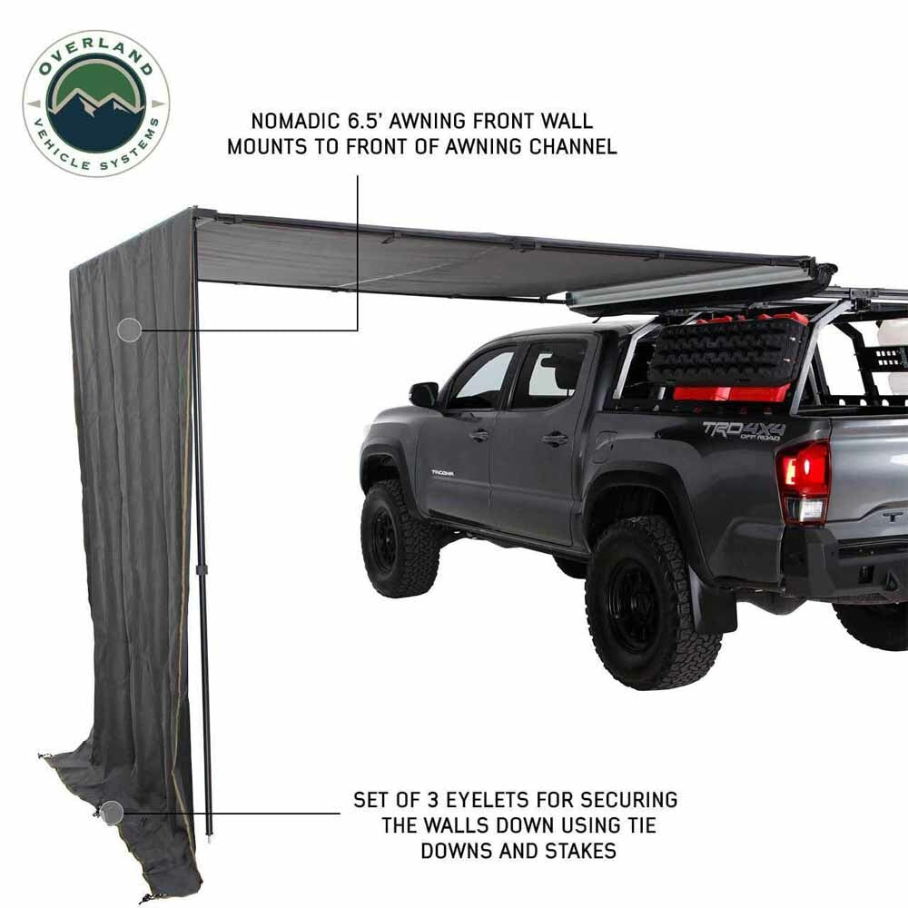 Overland Vehicle Systems - Overland Vehicle Systems Nomadic 6.5 inch Awning Shade Wall - 18089909