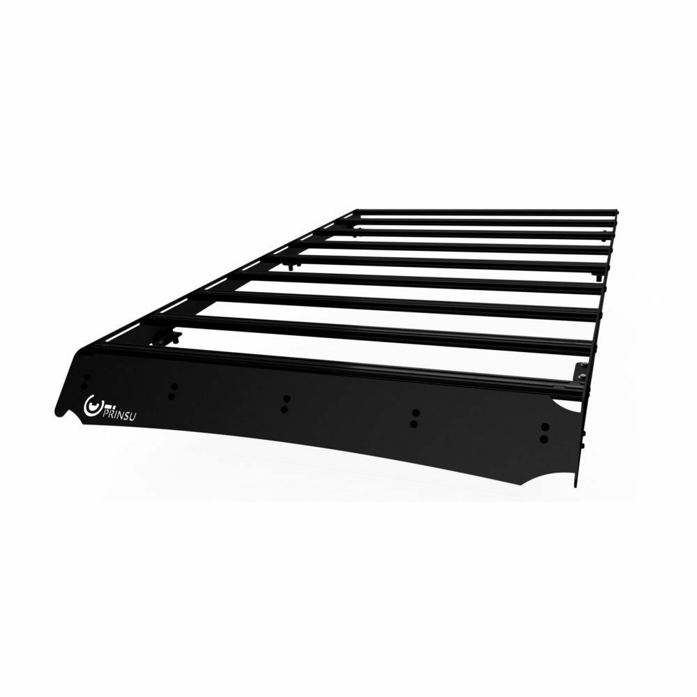 Prinsu - Toyota Landcruiser 100 Series Prinsu Roof Rack / Cutout for 40" Light Bars - 400-000-014-004