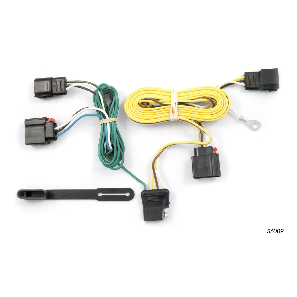 Curt - Custom Wiring Harness, 4-Way Flat Output, Select Jeep Grand Cherokee - 56009