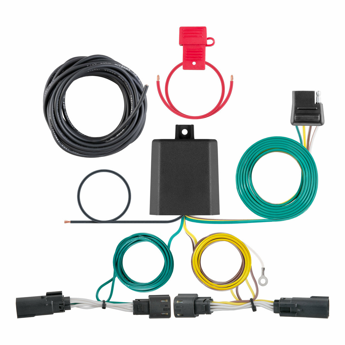 Curt - Custom Wiring Harness, 4-Way Flat Output, Select Ford Flex - 56343