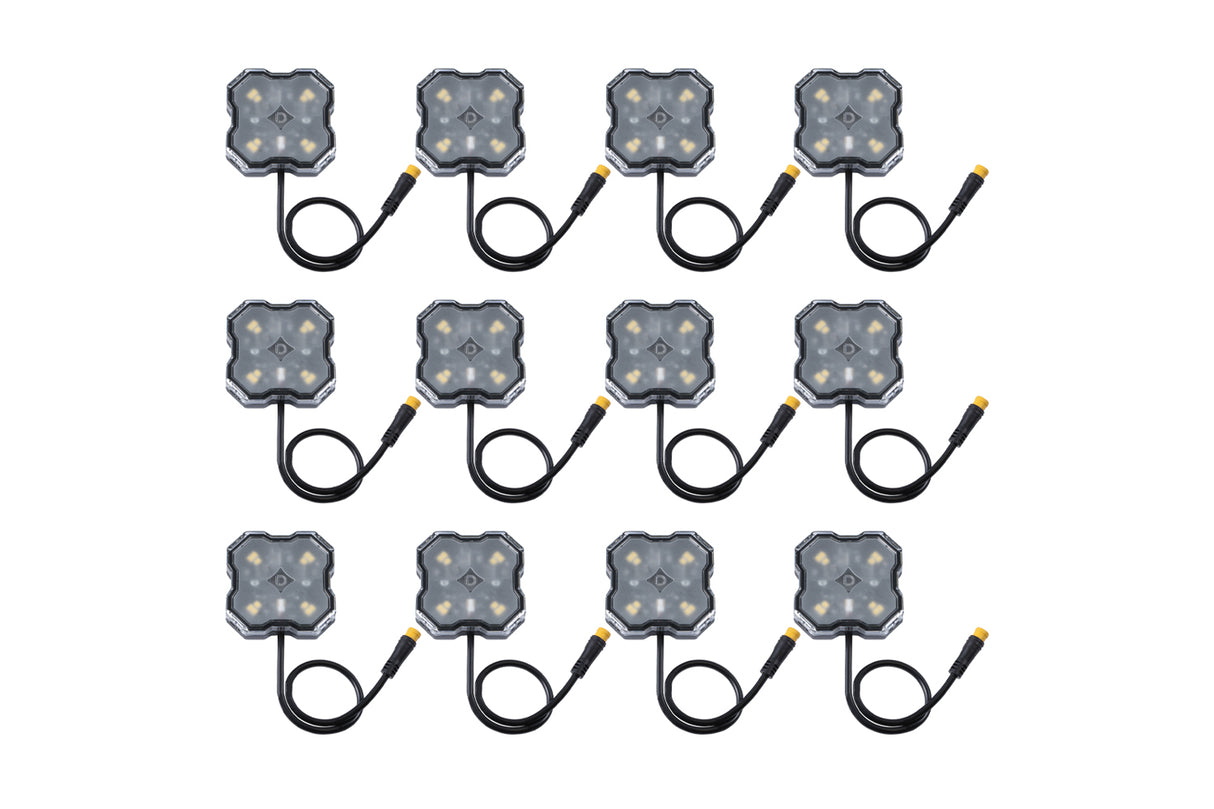 Diode Dynamics - Single-Color Rock Light Installer Kit (12-pack) - DD7746
