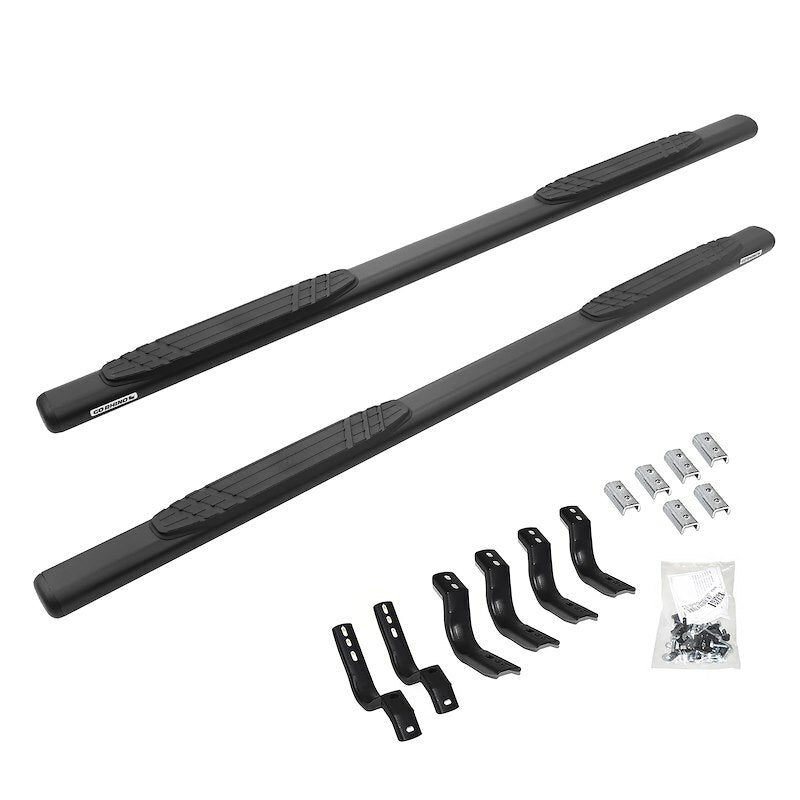 Go Rhino 684403580T - 4" OE Xtreme SideSteps With Mounting Bracket Kit - Textured Black