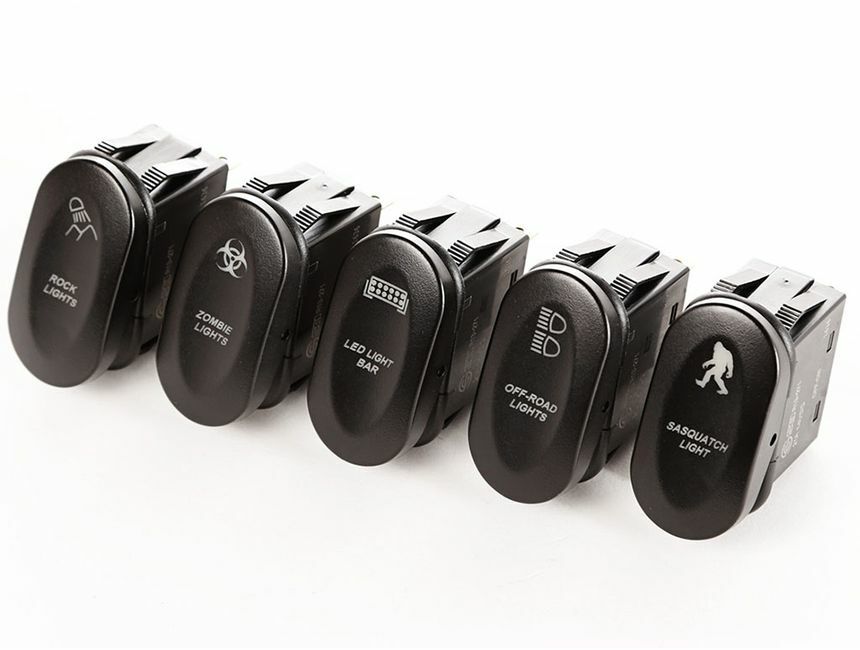 Rugged Ridge - 2-Position Rocker Switch, Amber - 17235.01