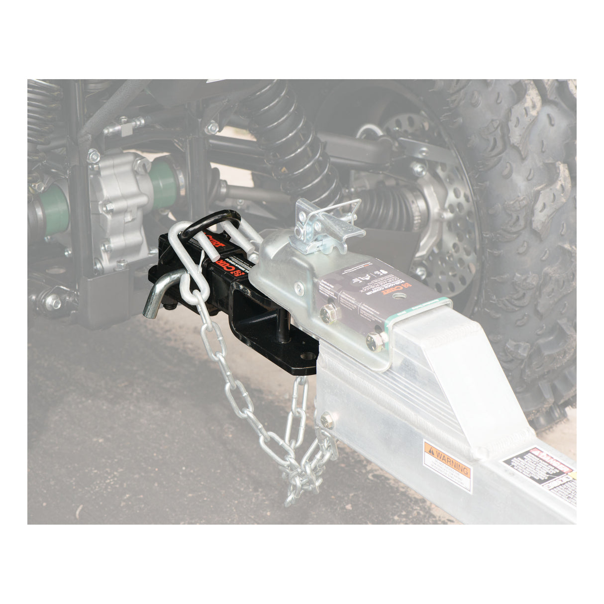 Curt - ATV Towing Starter Kit with 2" Shank and 1-7/8" Trailer Ball - 45029