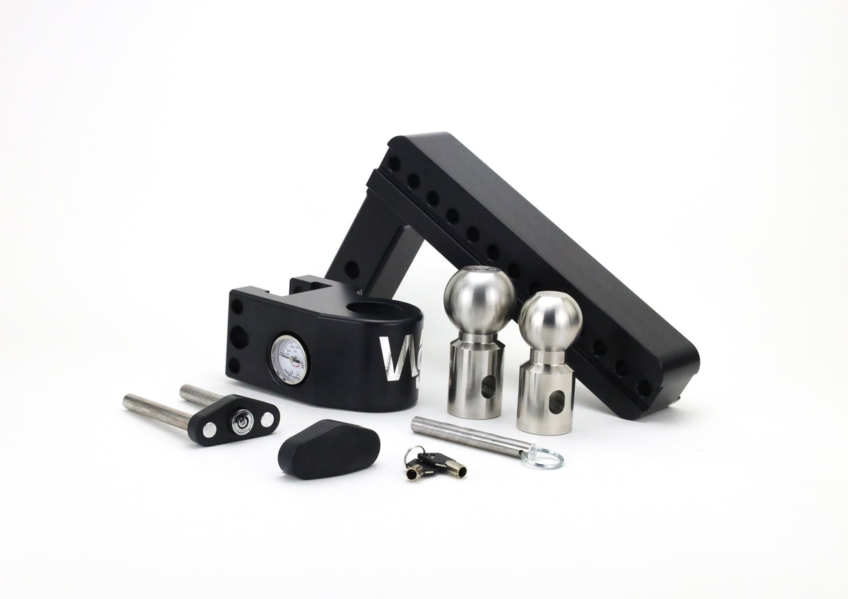 Weigh Safe 10" Drop Hitch with 2.5" Shank - WS10-2.5-CER-BLA