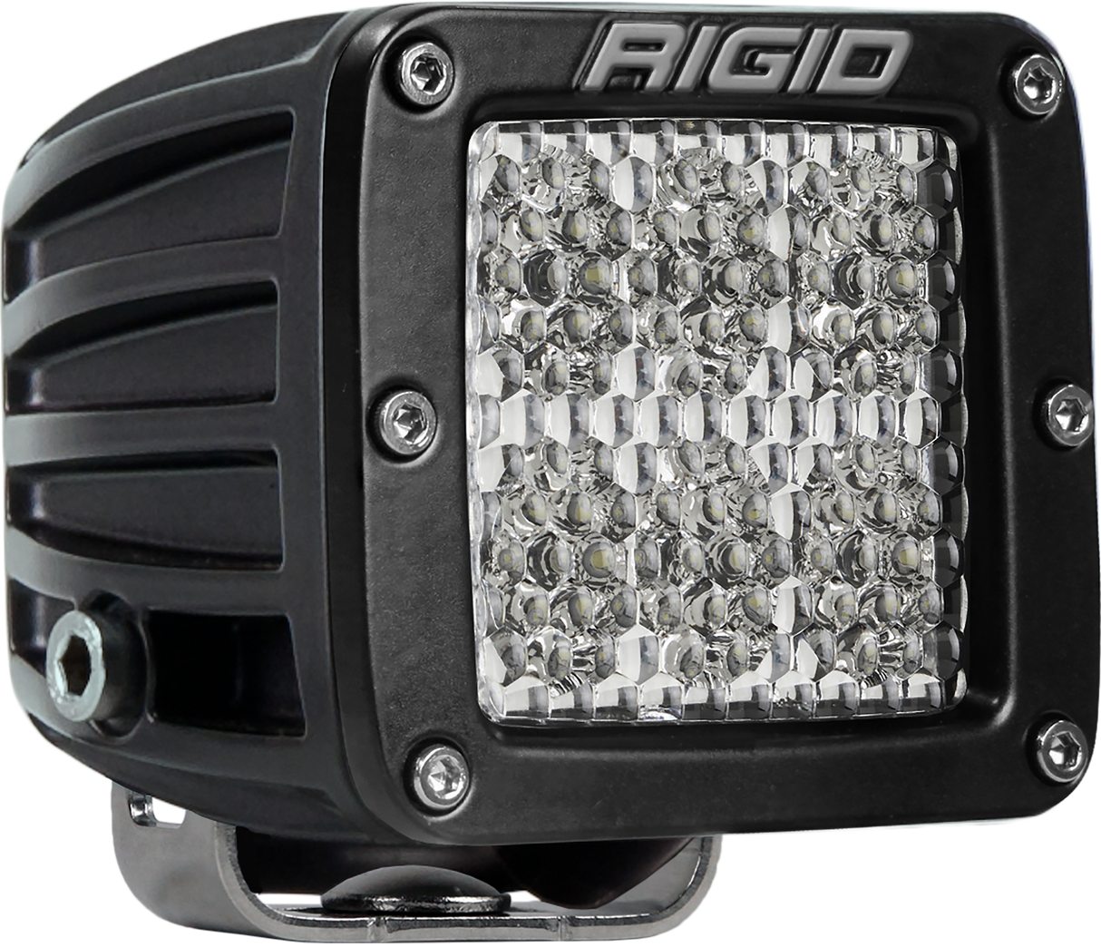 RIGID D-Series PRO Light, Drive Diffused, Surface Mount, Black Housing, Single