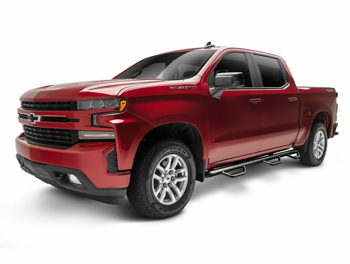 N-Fab - Nerf Step-Cab Len (2 Stps)-21 Ford Bronco 4 Dr-Gloss Blk - F2172B