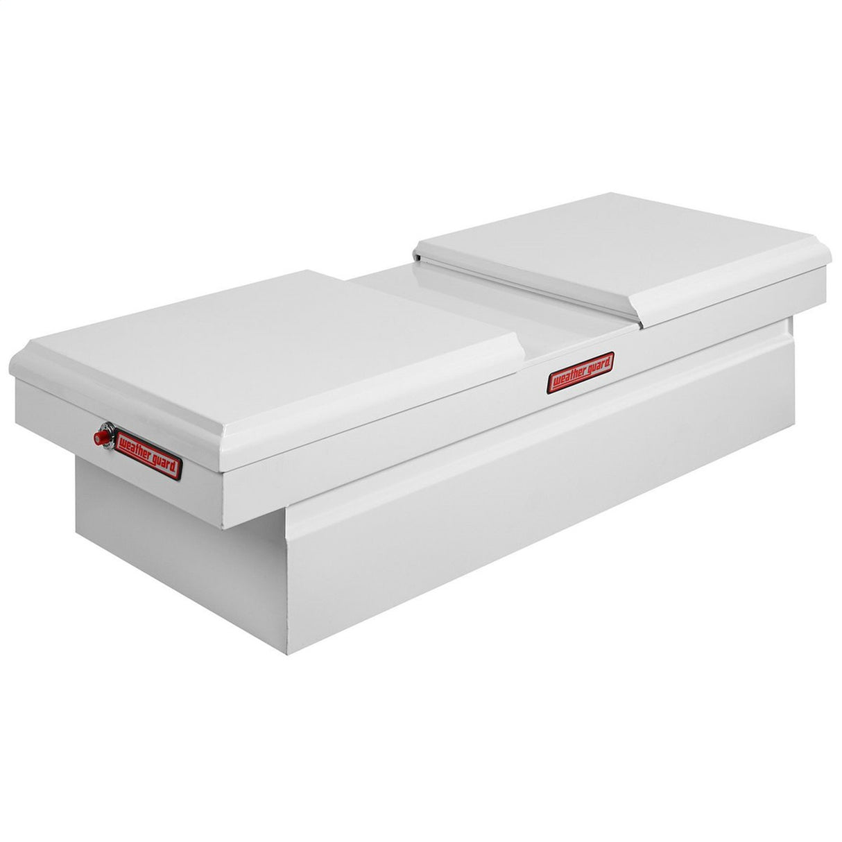 Weather Guard - Full Size Wide Gull Wing - Steel, White Finish, Truck Box - 115-3-01