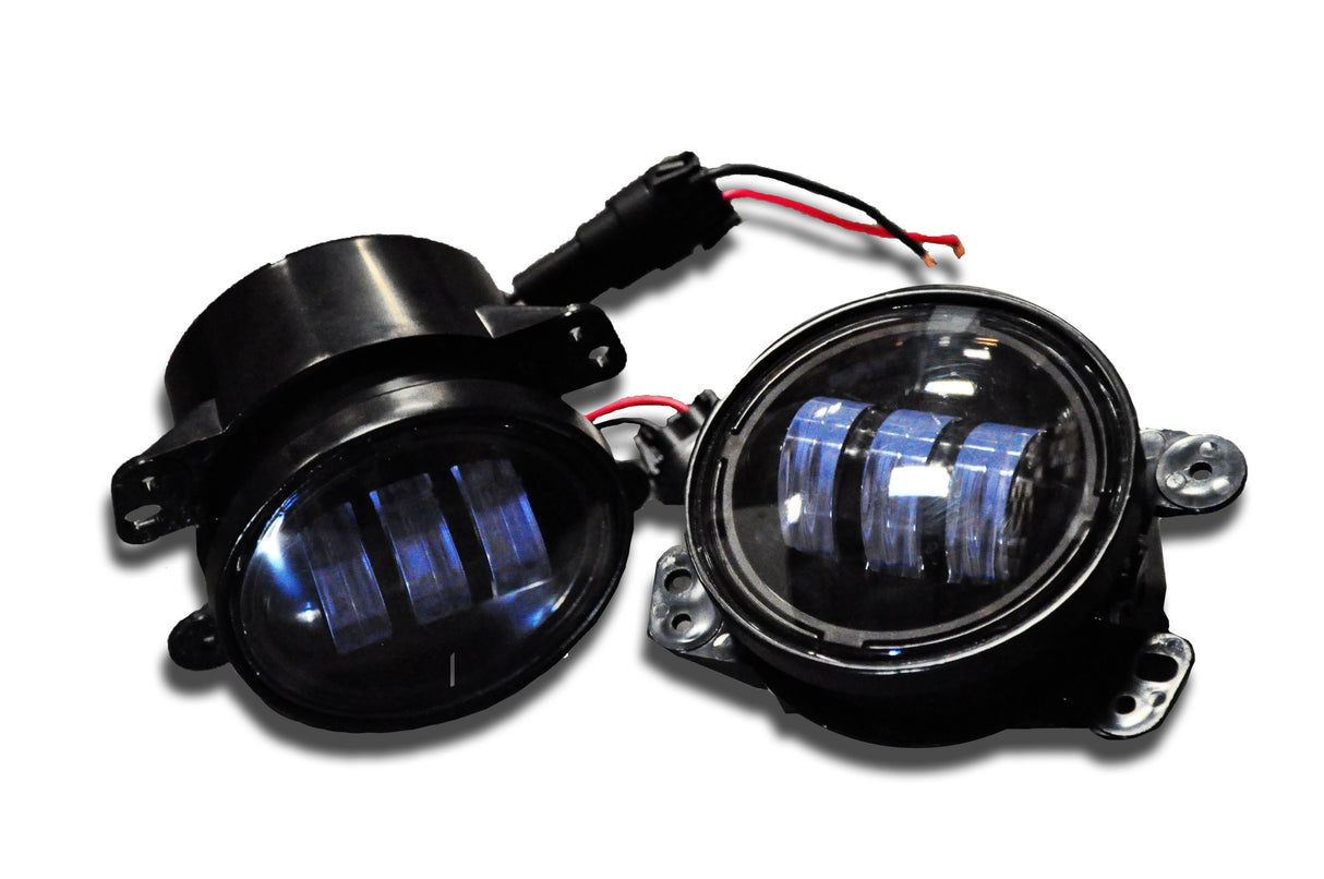 DV8 Offroad - Jeep JK 4 Inch Round Fog Lights - R4FL16W3W