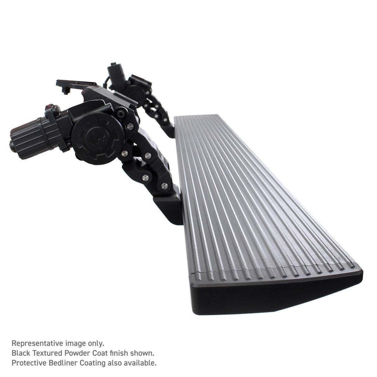 Go Rhino 20420687T - E1 Electric Running Boards With Mounting Brackets - Protective Bedliner Coating