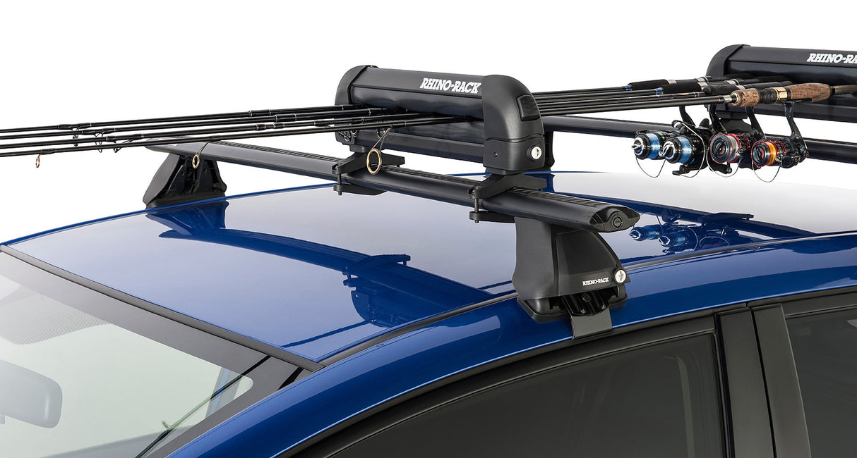 Rhino Rack - Roof Top Ski and Snowboard Carrier - 3 skis or 2 snowboards - 573