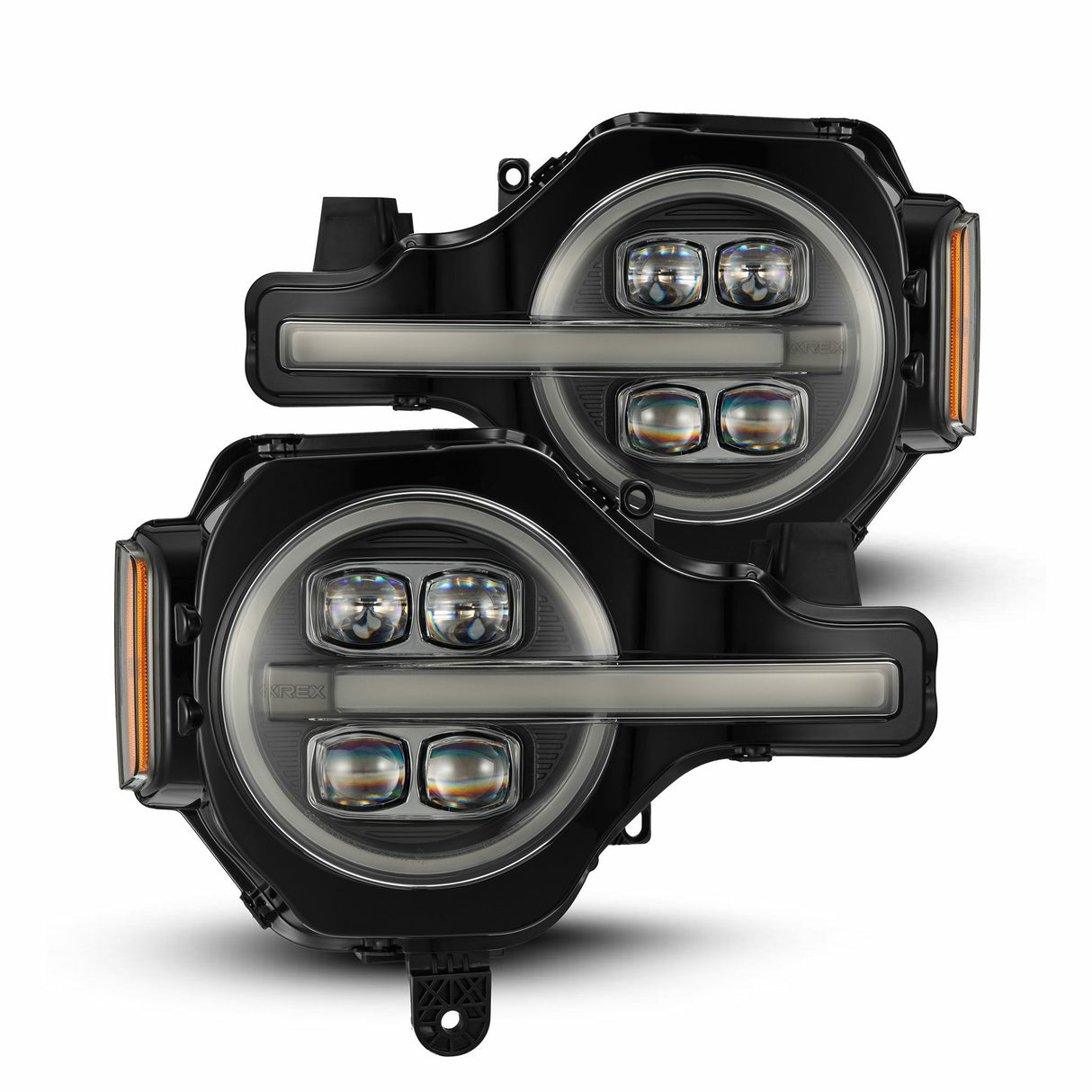 AlphaRex 880260 Projector Headlights Black