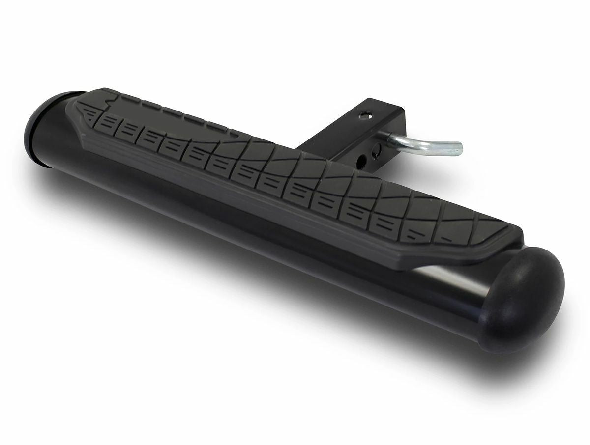 Go Rhino 460B - 4" Oval Hitch Step - Black Powdercoat