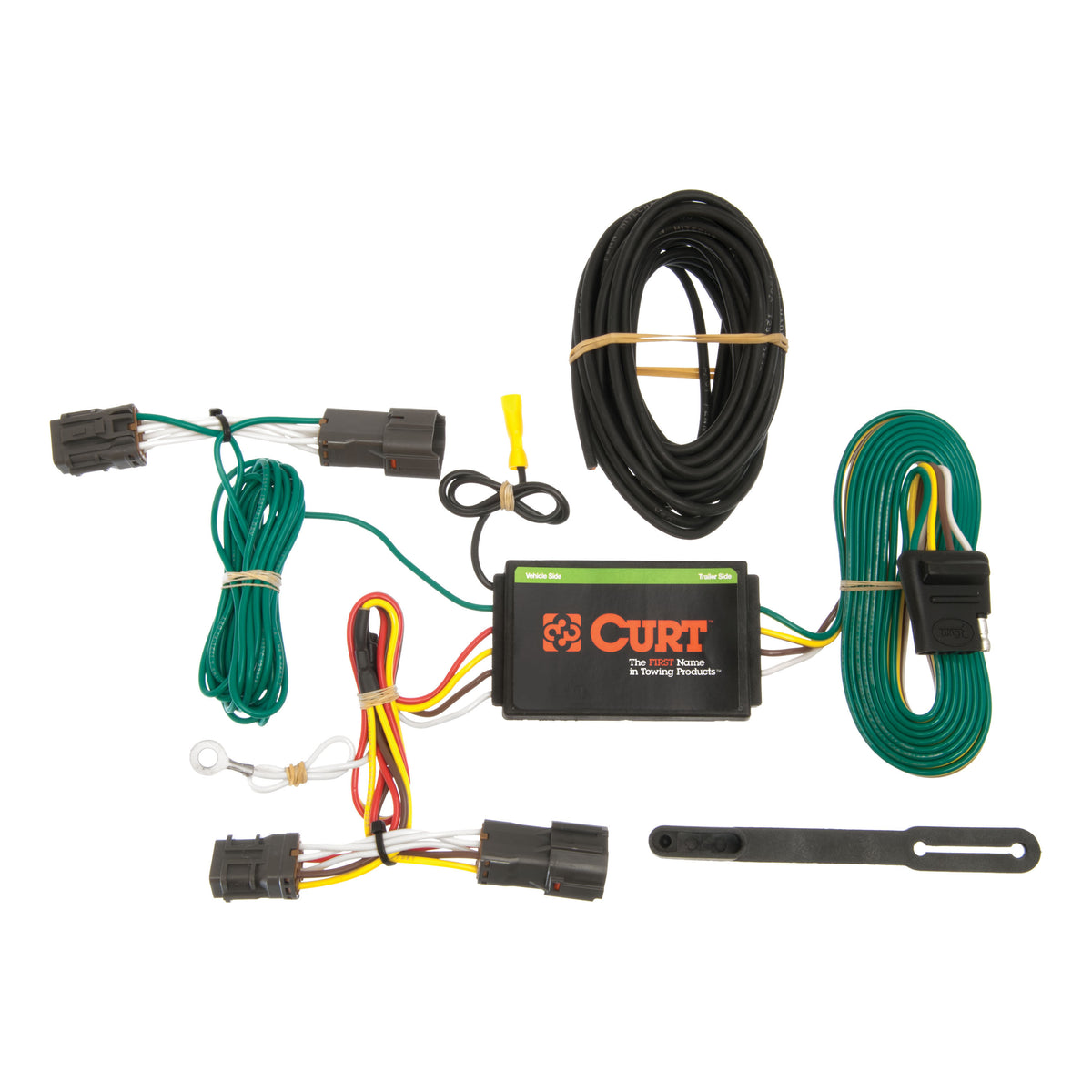 Curt - Custom Wiring Harness, 4-Way Flat Output, Select Hyundai Veloster - 56153
