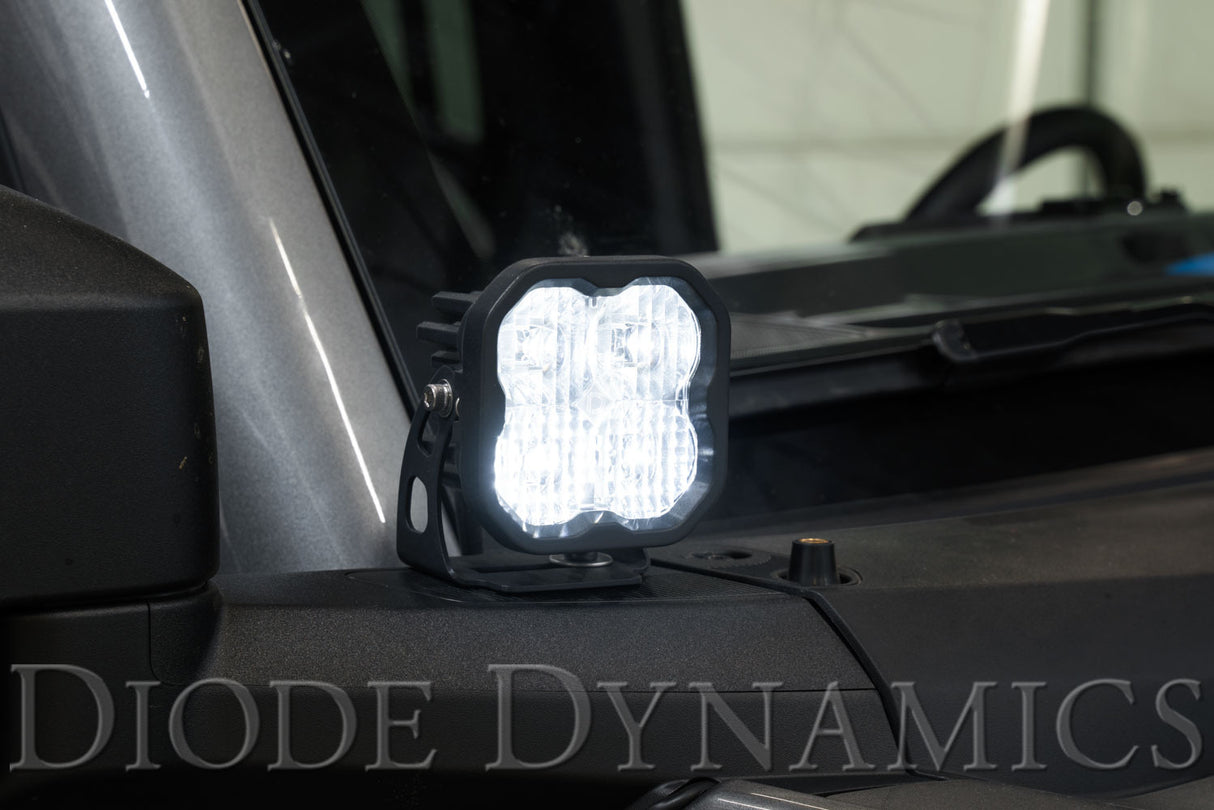 Diode Dynamics - SS3 LED Ditch Light Kit for 2021 Ford Bronco Pro Yellow Combo - DD7187
