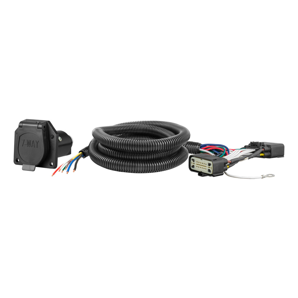 Curt - Custom Wiring, 7-Way RV Blade Output, Select Ford Explorer, Police Interceptor - 56306