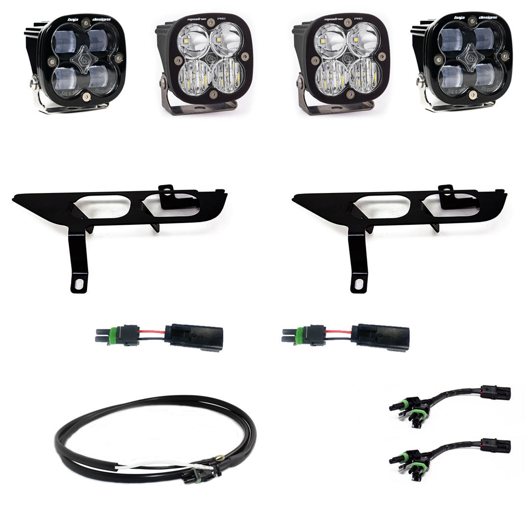 Baja Designs - 447870UP - Squadron SAE/Pro Fog Pocket Light Kit