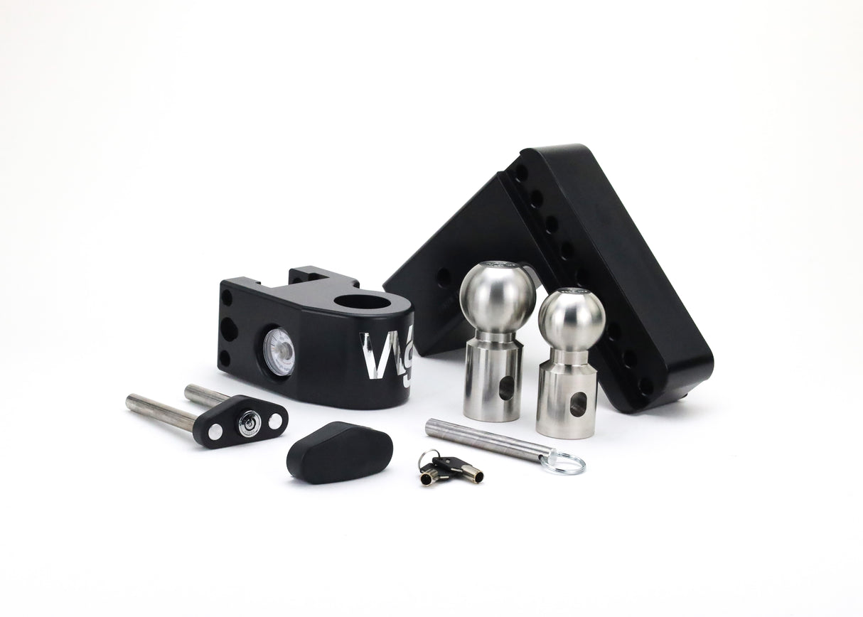 Weigh Safe 6" Drop Hitch with 3" Shank - WS6-3-CER-BLA