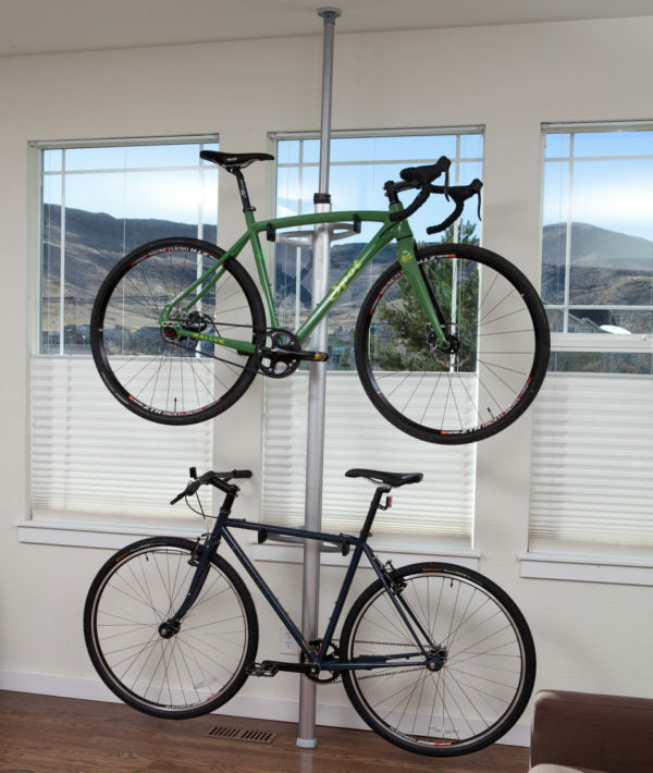 Feedback Sports - Velo Column (2-bike storage rack) Silver