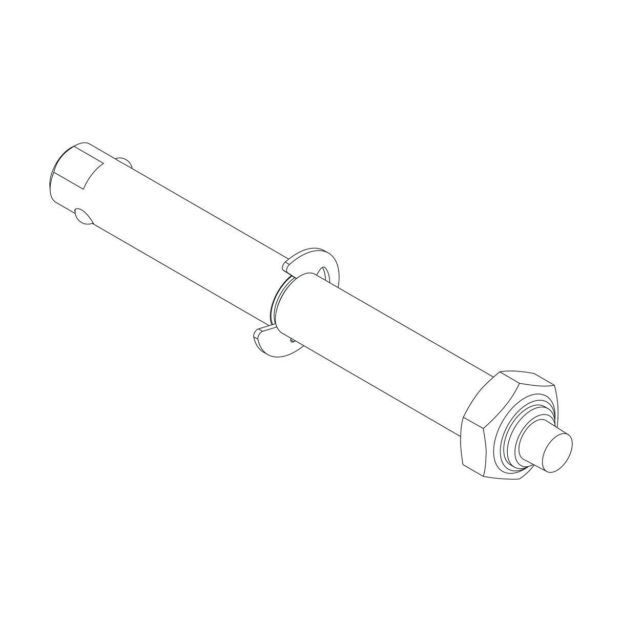 Thule - Clevis Axle w C-clip 02- - 1540105052