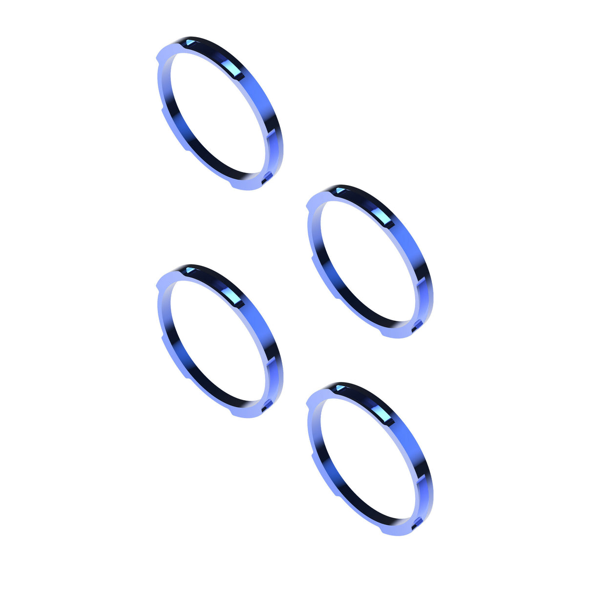 KC HiLiTES 30580 KC Bezel Ring KC FLEX ERA BAR Blue 4PC