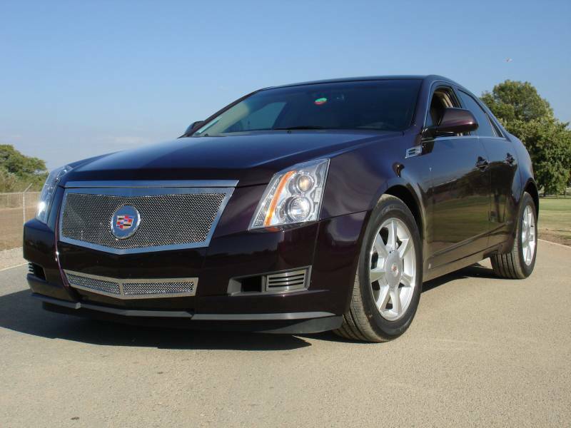 T-Rex Grilles - 1 Pc Small Mesh Stainless Steel Upper Class Grille Replacement - Re-Use OE Cadillac Logo with provided logo plate - 54197