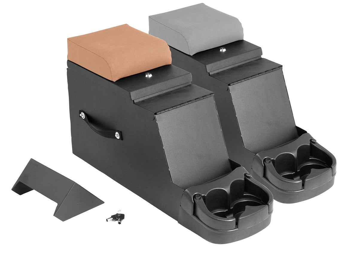 Rugged Ridge - Rugged Ridge 13104.09 Center Console, Stereo Security, Gray; 76-95 Jeep CJ/Wrangler YJ - 13104.09