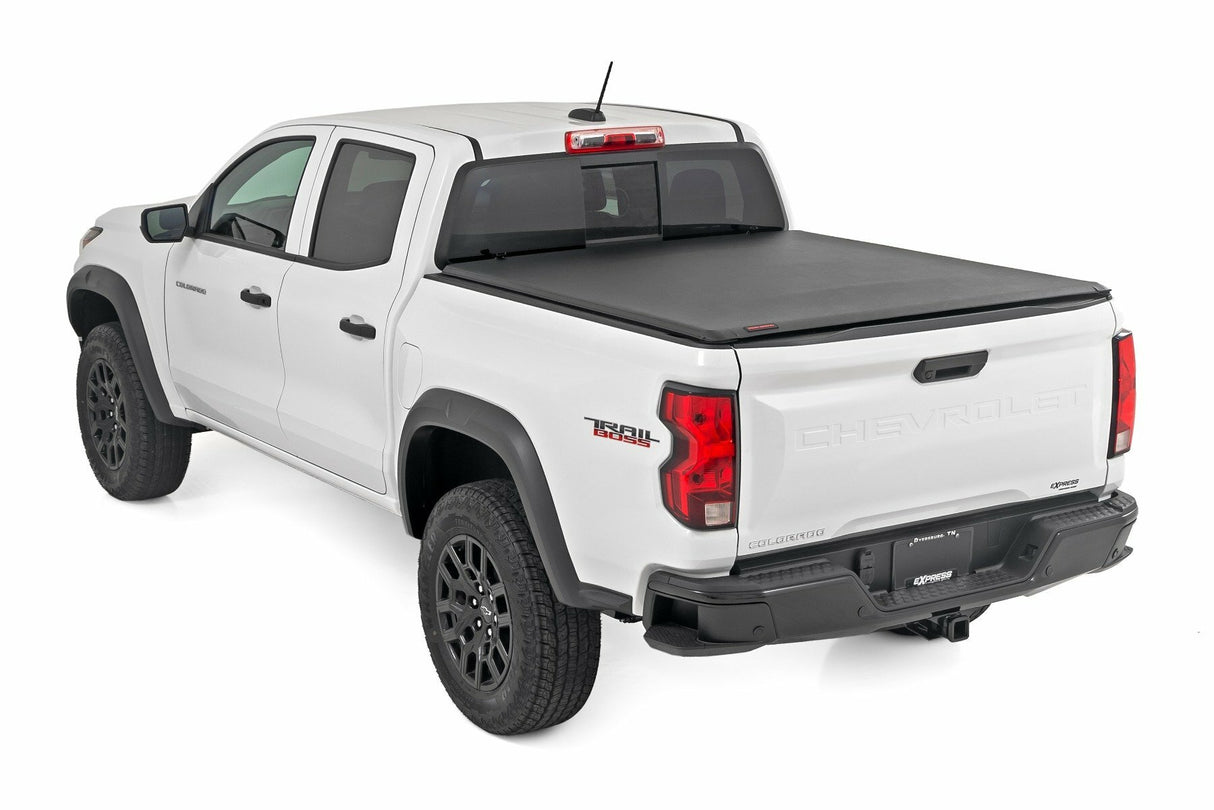 Rough Country 42120500 Soft Roll Up 5ft Bed Cover for 15-24 Chevrolet Colorado/GMC Canyon