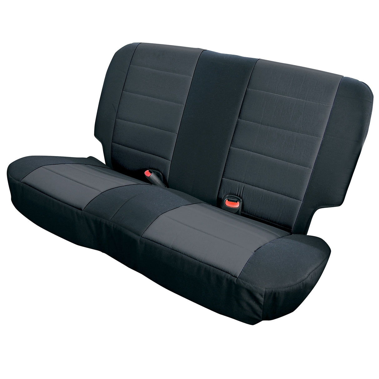 Rugged Ridge - Neoprene Rear Seat Covers, Black; 03-06 Jeep Wrangler TJ - 13263.01