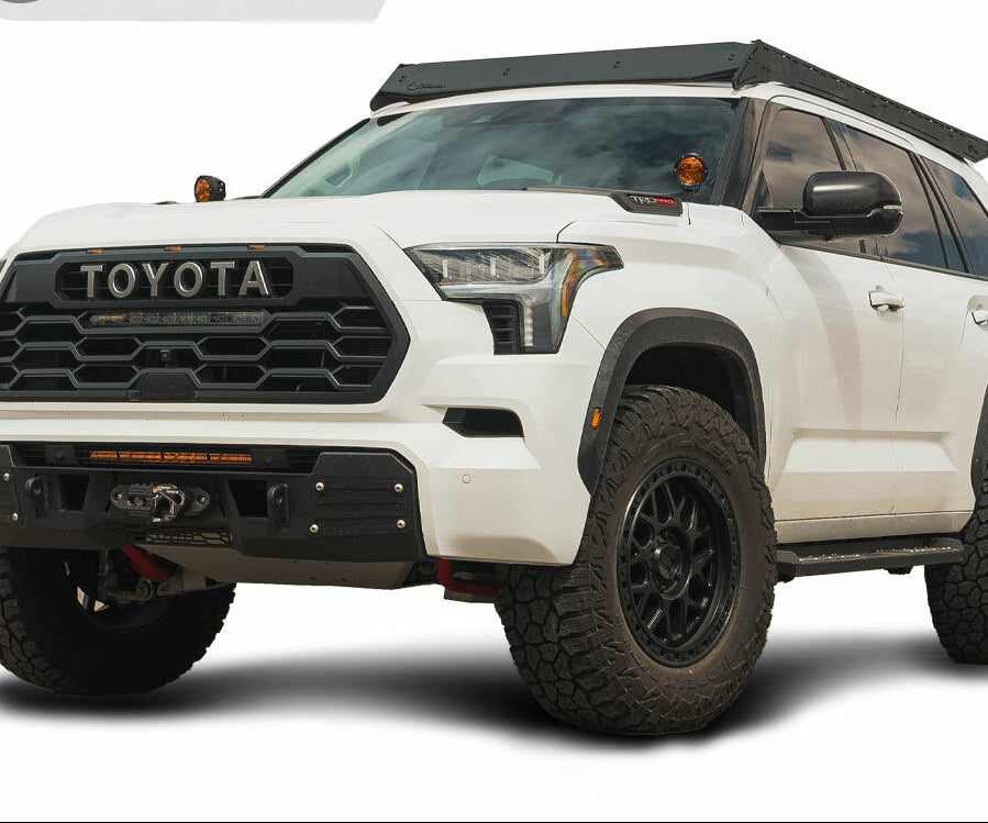 Prinsu - Toyota Sequoia Prinsu Pro Roof Rack | 2023-2025 - Light Bar Cutout - 400-002-030-004