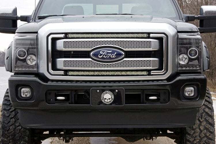 Rough Country - LED Light Kit - Grill Mount - 30" Black Single Row - Ford F-250 F-350 Super Duty (11-16) - 70770