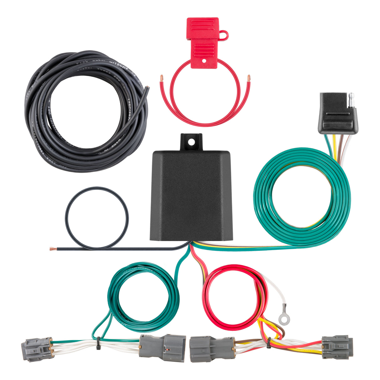 Curt - Custom Wiring Harness, 4-Way Flat Output, Select Hyundai Tucson - 56348