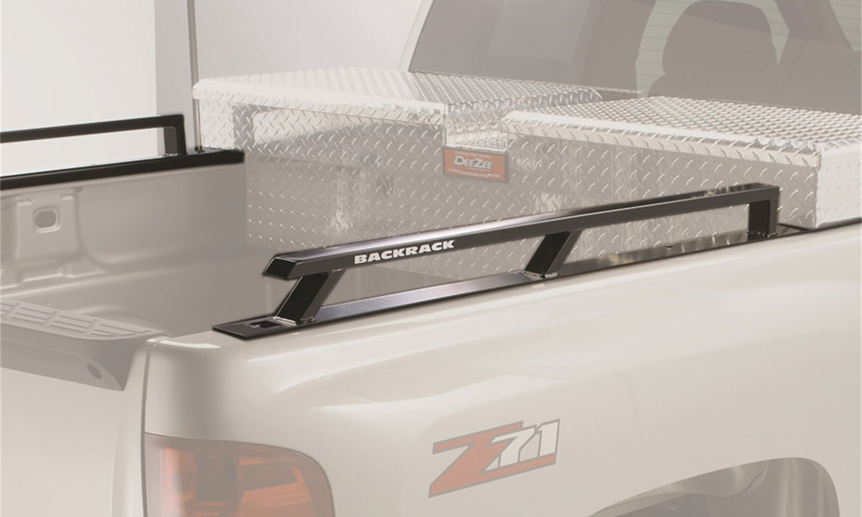 Backrack 65509TB Side Rails; For Use w/Tool Box 21 in.; 6.5 Ft. Bed; 99-07 Chevy/GMC Classic