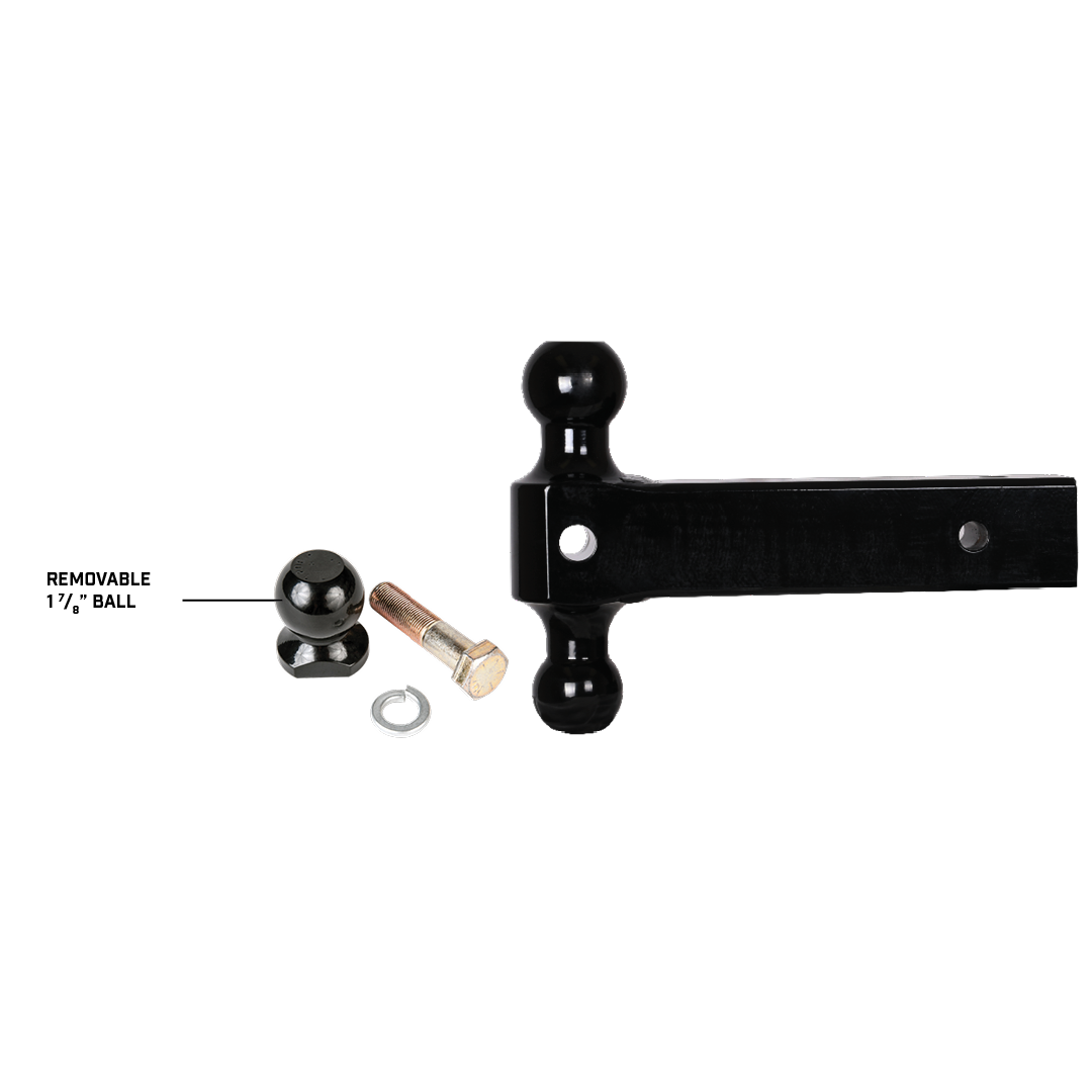 GEN-Y - Hitch GH-064 2.5" Shank 21K Extended Versa-Ball Mount 12" length - GH-064