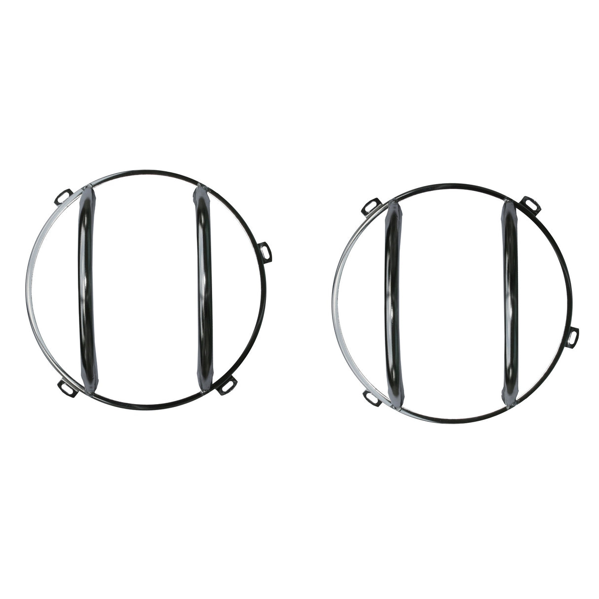 Rugged Ridge - Headlight Euro Guard Kit, Stainless Steel; 07-16 Jeep Wrangler JK - 11142.04