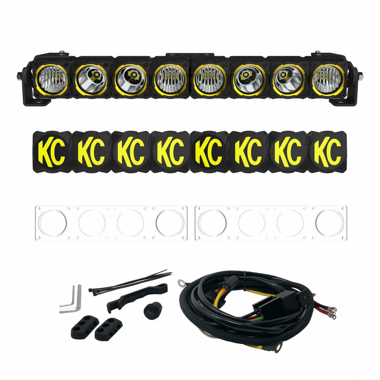 KC HiLiTES 292 FLEX ERA LED Light Bar 20 Inch Master Kit