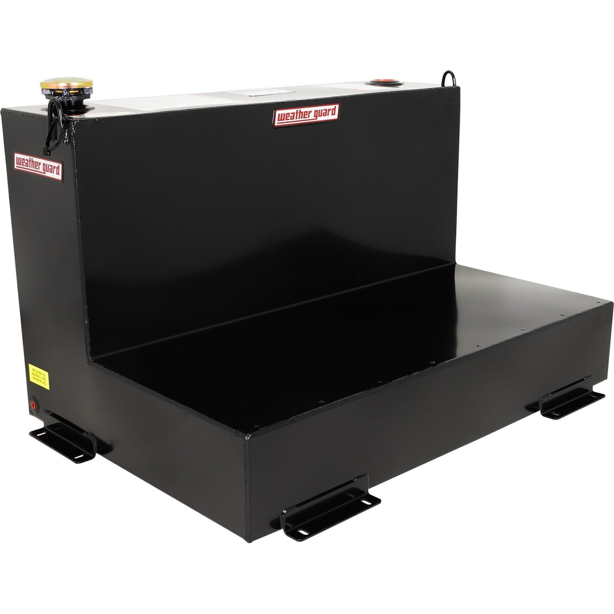 Weather Guard - Transfer Tank, L-Shape, 75 Gallon - Steel, Gloss Black Finish - 352-5-02