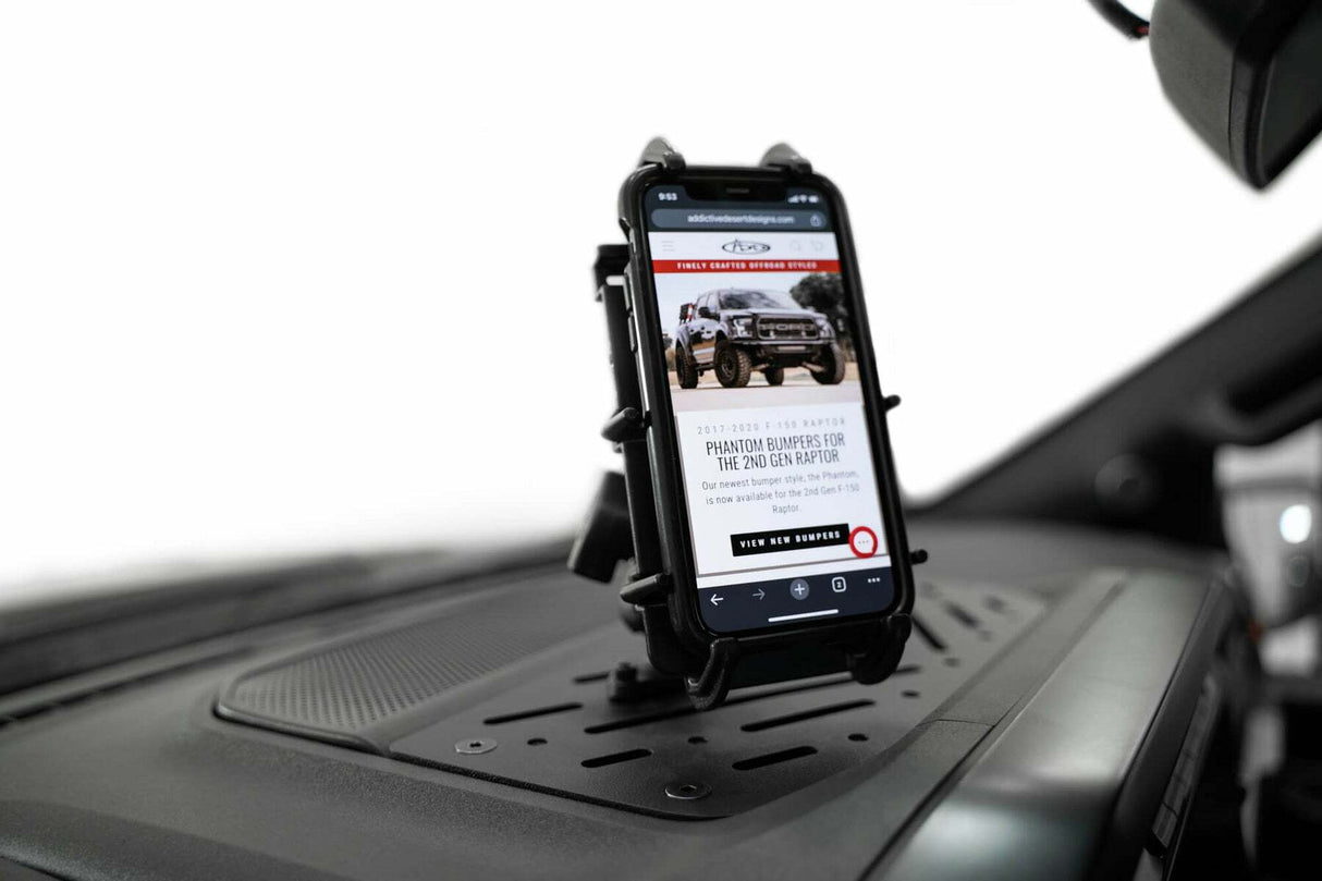 Addictive Desert Designs - Ford F-150 & Raptor Digital Device Dash Mount - AC1901701NA