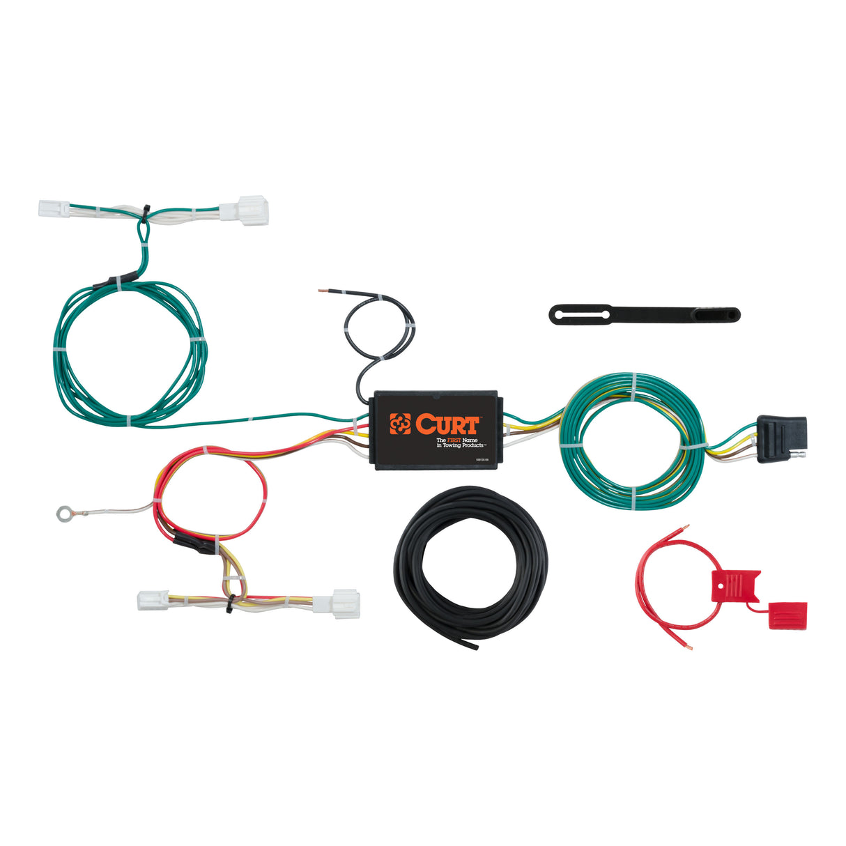 Curt - Custom Wiring Harness, 4-Way Flat Output, Select Mazda CX-3 - 56300