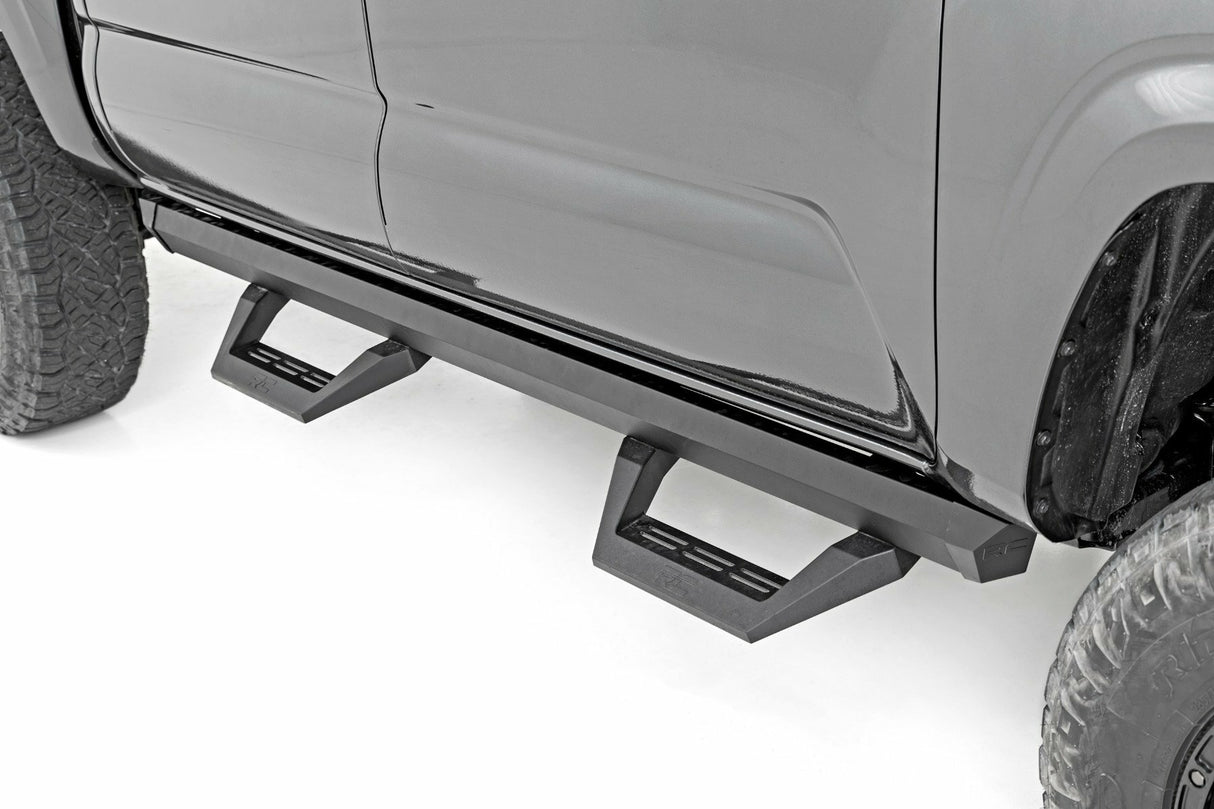 Rough Country - SRX2 Adj Aluminum Step - Double Cab - Toyota Tacoma 2WD 4WD (05-23) - 71000A