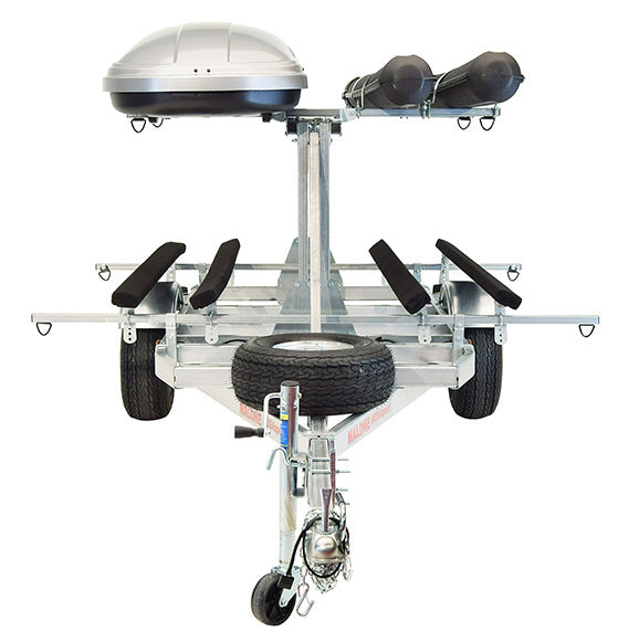 Malone - MegaSport LowBed Trlr w/Tier, Spare, 2 sets Bunks, Cargo Box, 2 Rod Tubes - MPG550-LBB