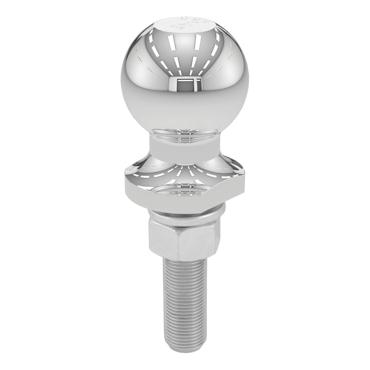 Curt - 2" Trailer Ball (3/4" x 3" Shank, 3,500 lbs., Chrome) - 40019